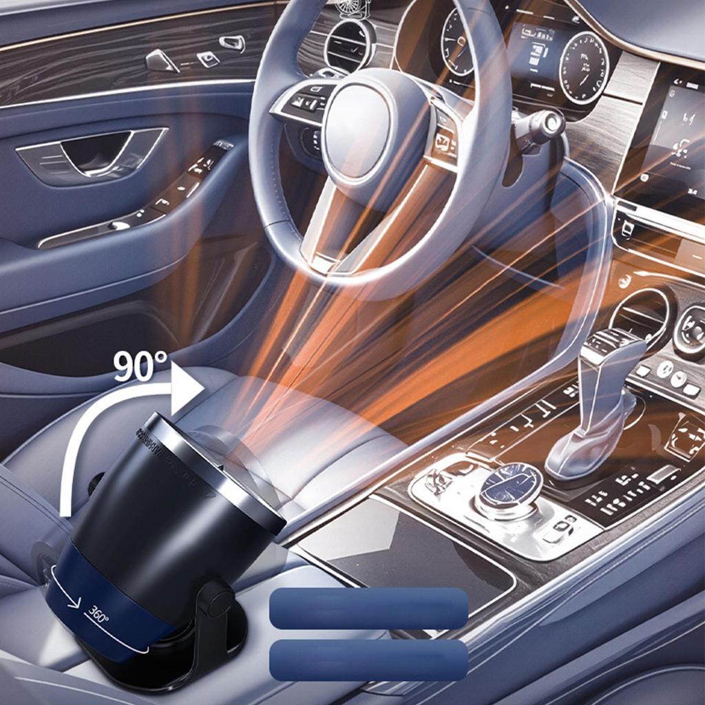 Car Heater Hot Air Blower 24V 150W Automatic Electric Fan Universal Winter Warmer Demister Windshield Defroster Heating System