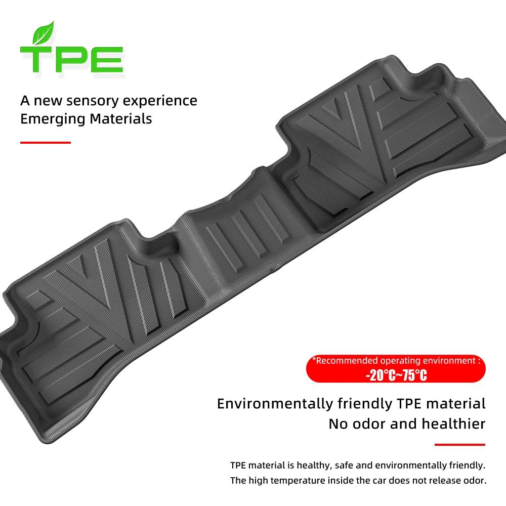 LUCKEASY for Kia Sportage (Only Hybrid) 2023-2024 Car Floor Mats TPE Trunk Mat Cargo Liner / Backrest Protection Pad Accessories