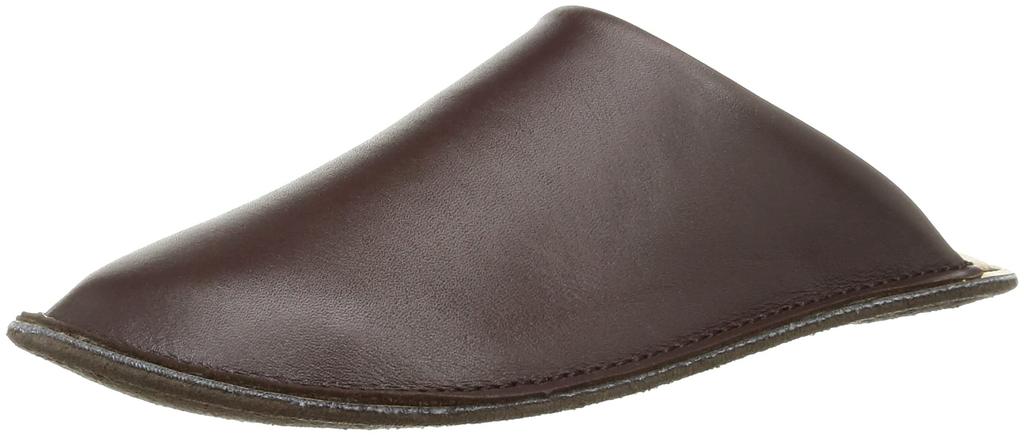 Nankai Tsusho Rokusan Leather Slippers BR M 0710-004