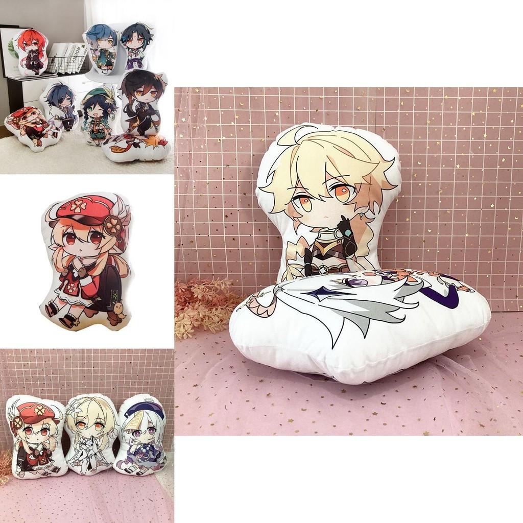 Adorable Genshin Impact Plush Toy Pillow Soft And Comfortable Zhongli Hutao Venti