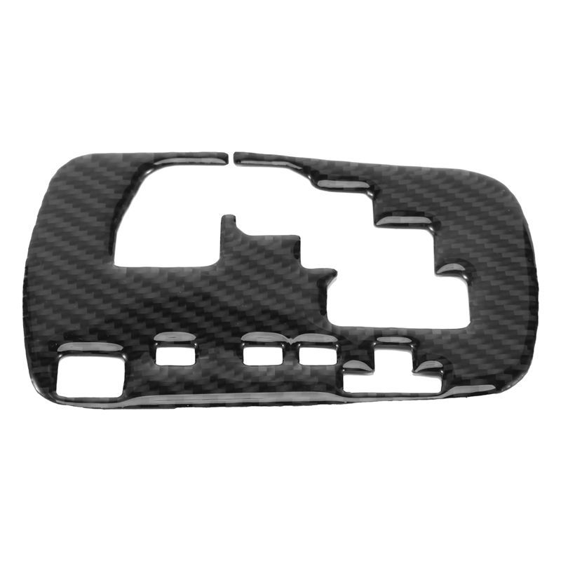 AA92-For Toyota Hilux 2015- Carbon Fiber Car Gear Shift Panel Cover Trim Car Styling Car Interior
