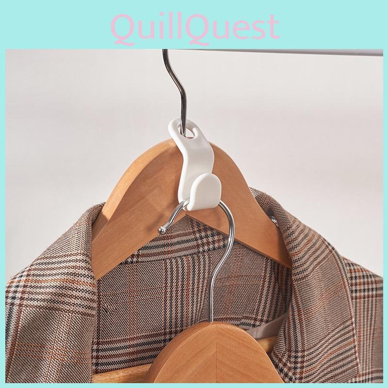 Hanger Stackable Closet Hooks 6 Pack Pp Plastic Multilayer Hanging Space Saving