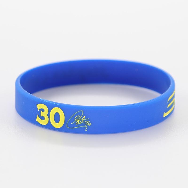 Thickened Luminous NBA Basketball Silicone Wristband: Harden, LeBron, Curry, Irving Edition