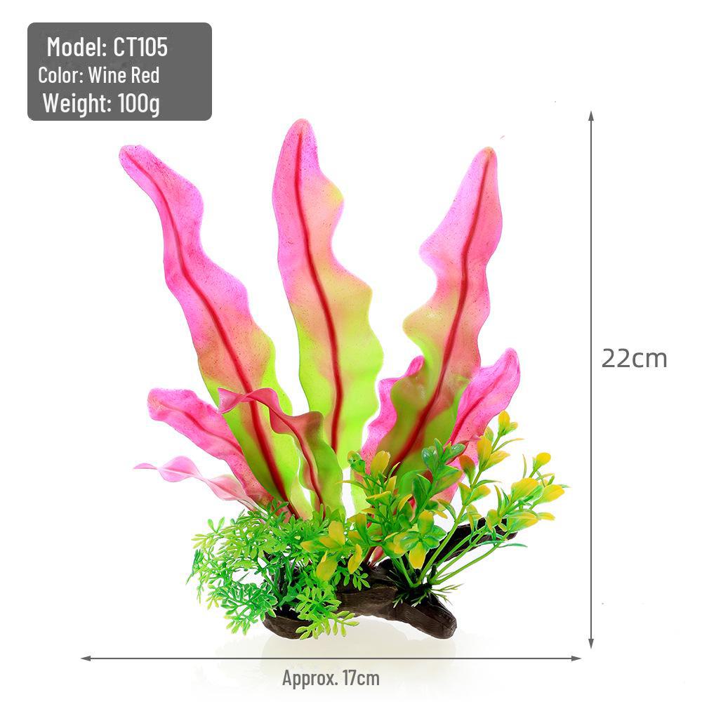 

Имитация аквариумных водорослей, декоративных украшений CT105 для ландшафтного дизайна аквариума