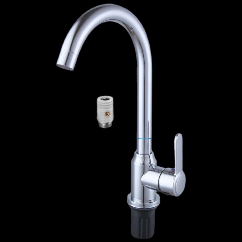 Wolf s Kiss All-Copper Large Bend A-Style Kitchen Faucet