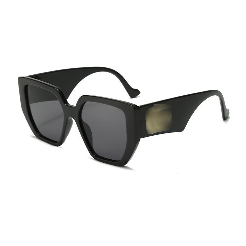 New Large Frame Square Sunglasses - European & American High-end Women's Fashion Acetate Glasses