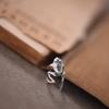Dark Night 925 Sterling Silver Non-Pierced Frog Ear Cuff - European & American Style Alternative Ear Gauges Jewelry.
