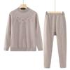 Women's Velvet-Lined Thickened Thermal Underwear Set