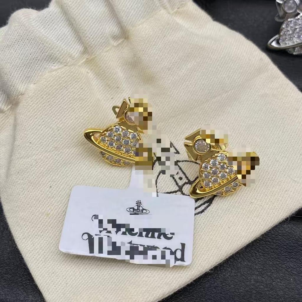 Westwood Stříbrné náušnice pecky: Módní niche design pro elegantní vzhled