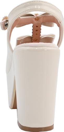 Yosuke Women's Ivory Sandals, Sizes 4450047, Sizes 24.0cm-24.5cm
