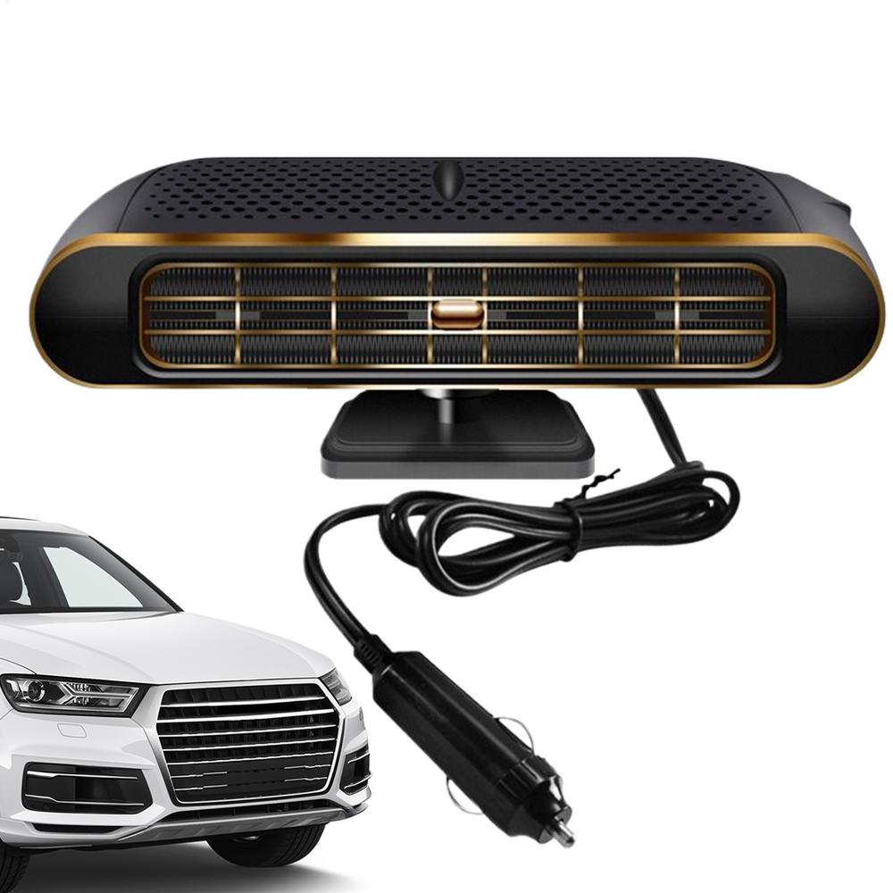 Car Heater 12V/24V Portable Car Heater Heating Fan Electric Fan Rechargeable Defrost and demisting heater for Truck SUV Auto