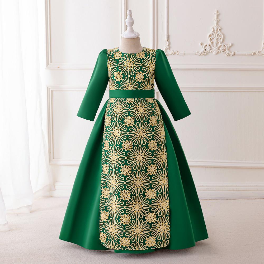 

Элегантное вечернее платье с рукавами-фонариками в ближневосточном стиле 5 Years / 120 cm