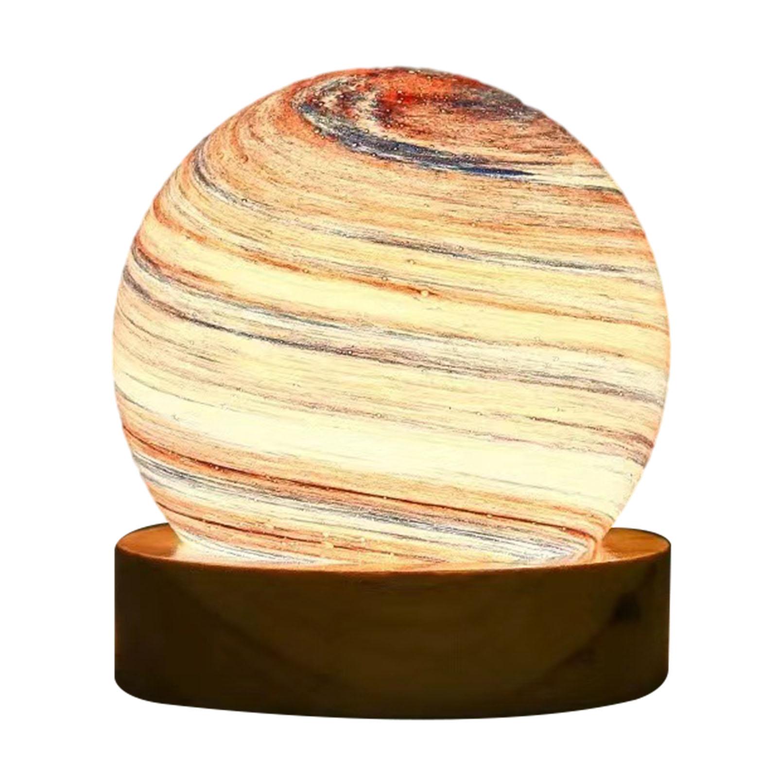 

Деревянная основа Планеты Ночной Светильник Многоцелевой Деликатный Настольный Светильник Для Дома Спальня Украшения Дома Ночной Светильник Space