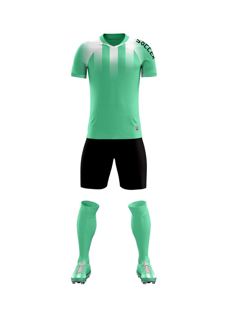 New football jersey set Adult men's and women's game training sports jersey Children's fitness clothes Quick-drying jersey
