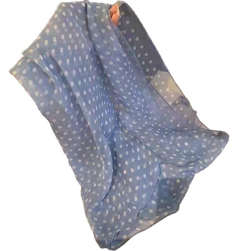Autumn/Winter Korean Double Wave Point Scarf for Women Neck Scarf Atmosphere Neck Accessories
