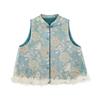 YouYou Parent-Child Winter Chinese Style Fleece Vest