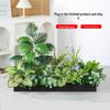 Artificial Bionic Green Plants: Outdoor Decorative Plastic Flower Troughs, Landscaping Bonsai Ornaments, Fake Grass & Flowers