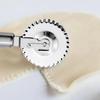 Stainless Steel Pastry Roller Edge Sealing Embossing Knife, Pie Filling Dumpling Fancy Double-sided Rolling Lace Cutting Knife