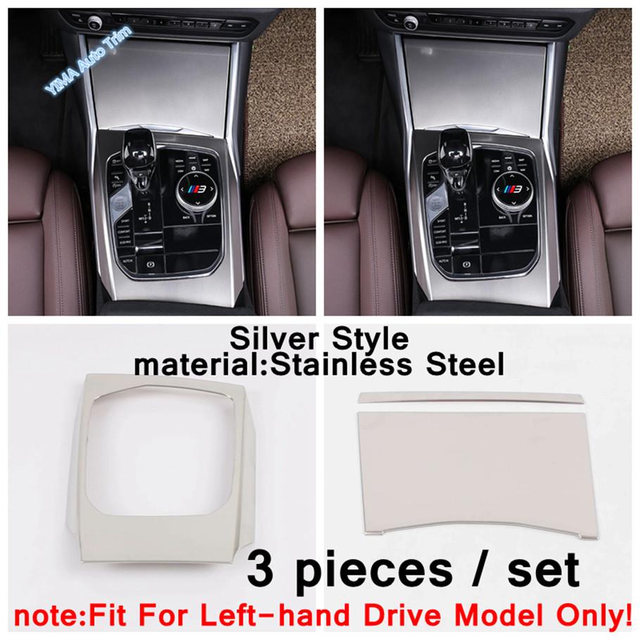 Inner Door Handle Bowl / Window Lift Button / Central Control Dashboard Accessories Cover Trim For BMW 3 Series G20 - 2024