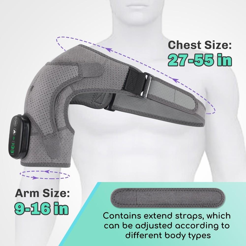 Shoulder Warmth Vibration Massage Device Electric Heating Shoulder Protector Arthritis Pain Relieft Hot Compress Massager