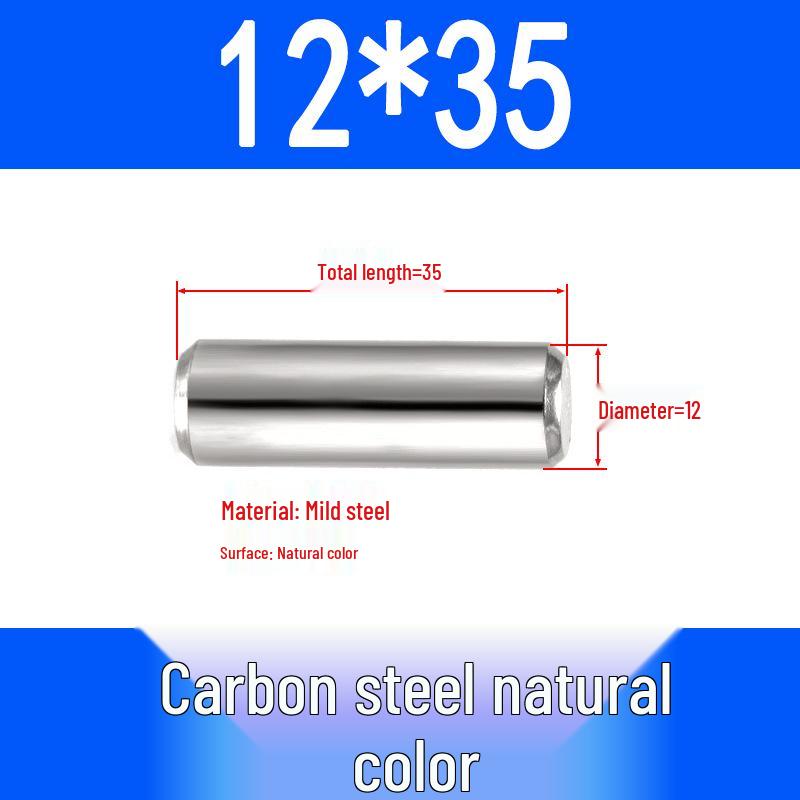 GB119 Iron Cylindrical Positioning Pin - Solid Pin Shaft M3M4M5M6M8M10M12