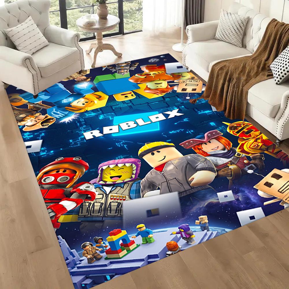Roblox 397 Floor Mat Suitable for Entryway Playrooms Dormitory Hallway Anti-slip Rug Anime Office Decor Gift for Festivals