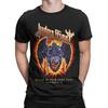 Men's Judas Priest  Shield Of Pain Tour 2025 T Shirt Band 100% Cotton Merch Casual Short Sleeve Round Neck Tee Plus Size T-Shirt