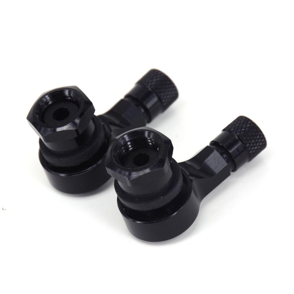 Motorcycle CNC 10mm 90 Degree Wheels Tire Tyre Valve Stems Caps For YAMAHA R1 R6 FZ6R FZ6 XJ6S XJR400 FZ1 HONDA KTM KAWASAKI