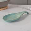 Anti-skid Texture Porcelain Spoon Rest European Style Ladle Holder  Serving Spoon