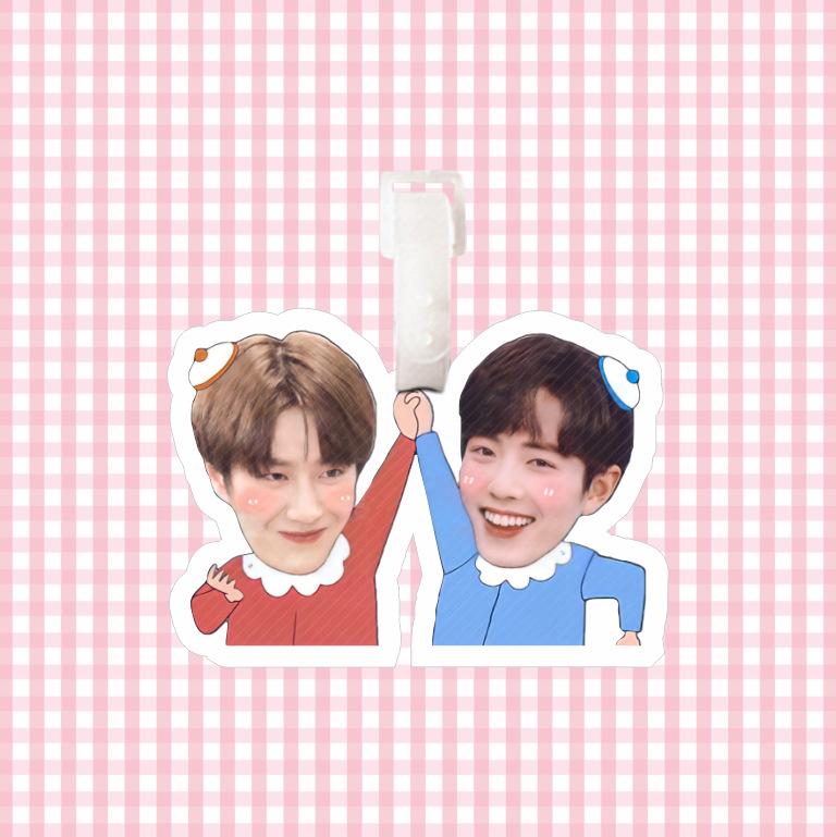 Xiao Zhan & Wang Yibo Keychain: Bojun Yixiao Luggage Tag & Backpack Charm