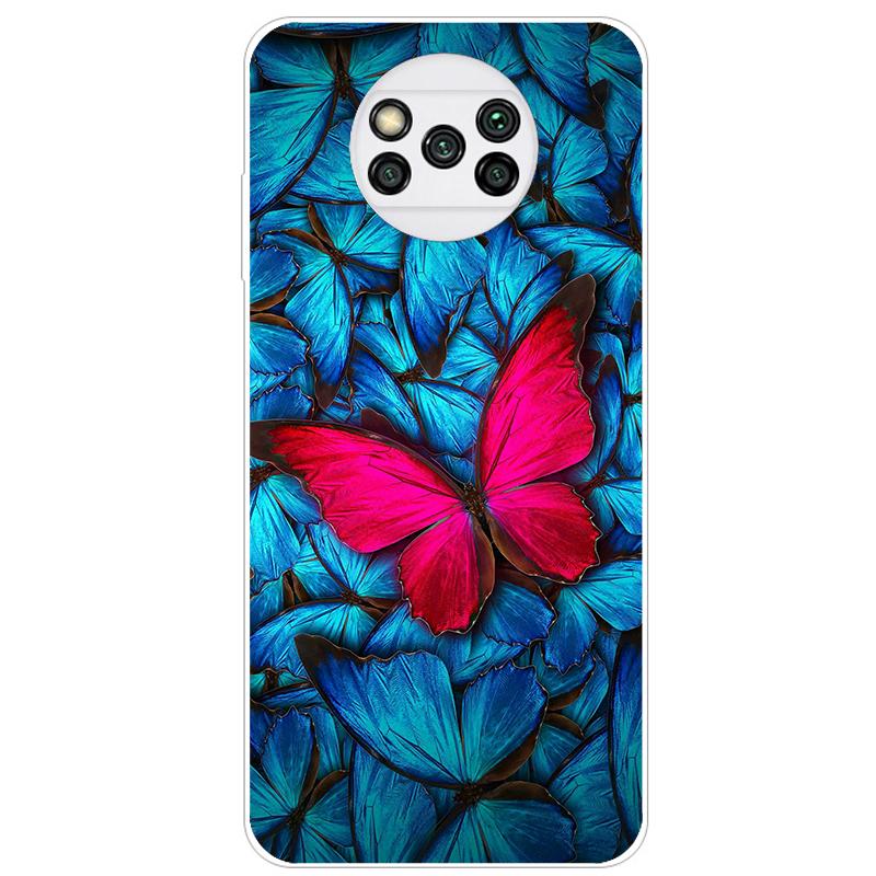 For Xiaomi Poco X3 Pro Case Silicone Soft Wolf Lion Phone Cover