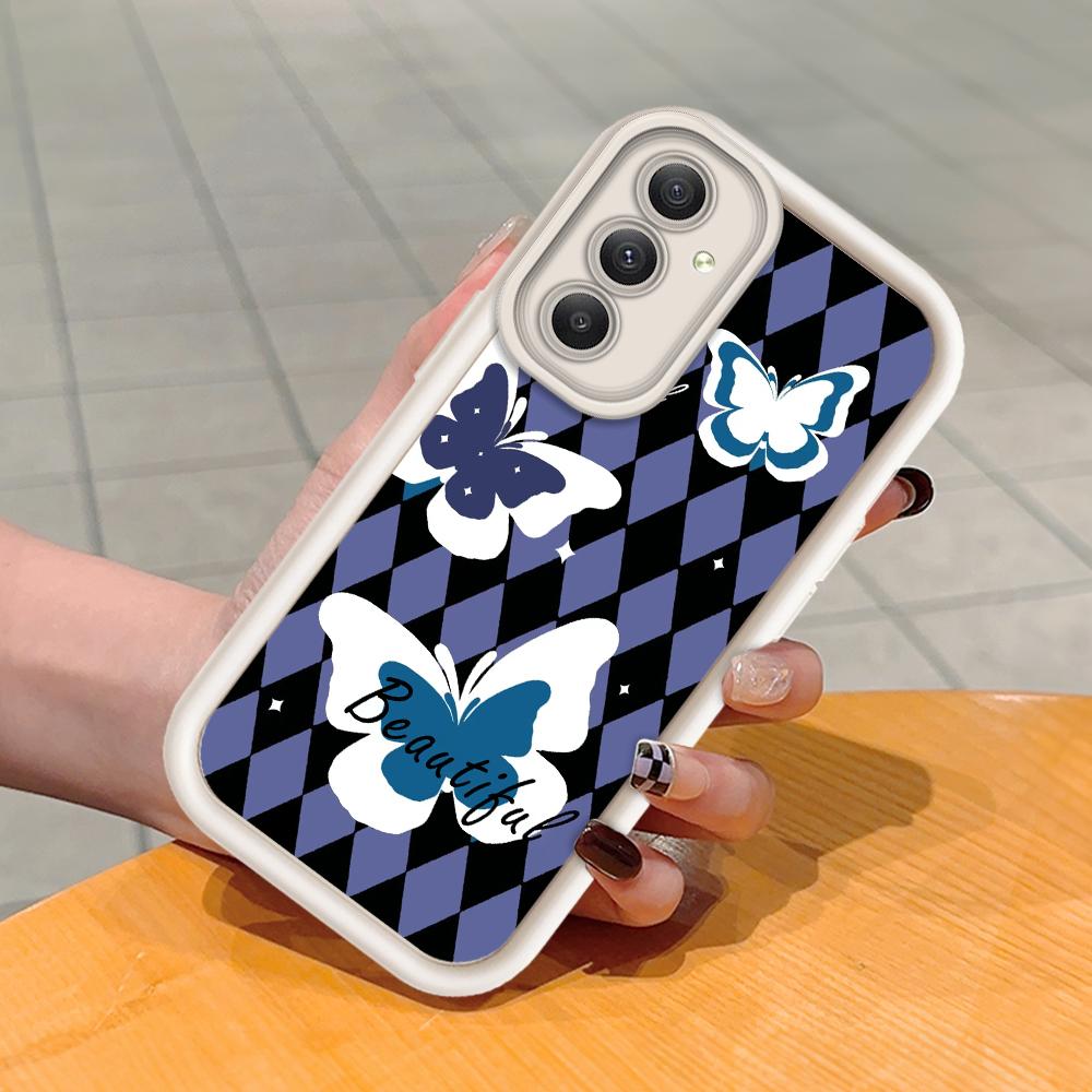 Soft Silicone Square Ladders Cartoon Pattern Full Cover Camera Protection Shockproof Case for Huawei Honor Xiaomi Redmi Samsung