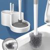 Long Handle Toilet Plunger Wall Mounted Toilet Bowl Brush Toilet Brush Holder  Toilet Washing