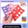 Nail Art Sponge Toe and Finger Separators, Cotton Polish Applicator