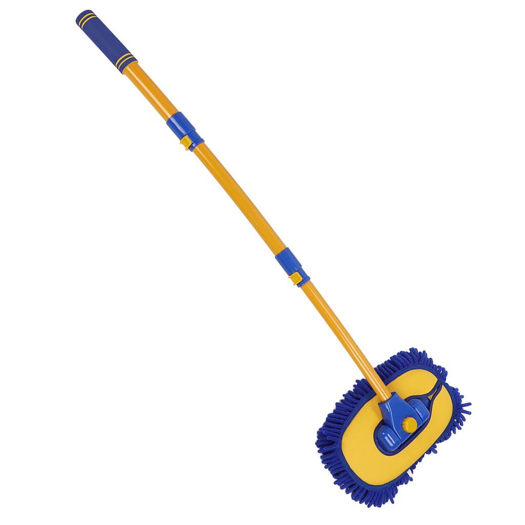 Car Wash Brush Telescopic Long Handle Super Absorbent Soft Microfiber Car Cleaning Mop for Window Air Conditioner