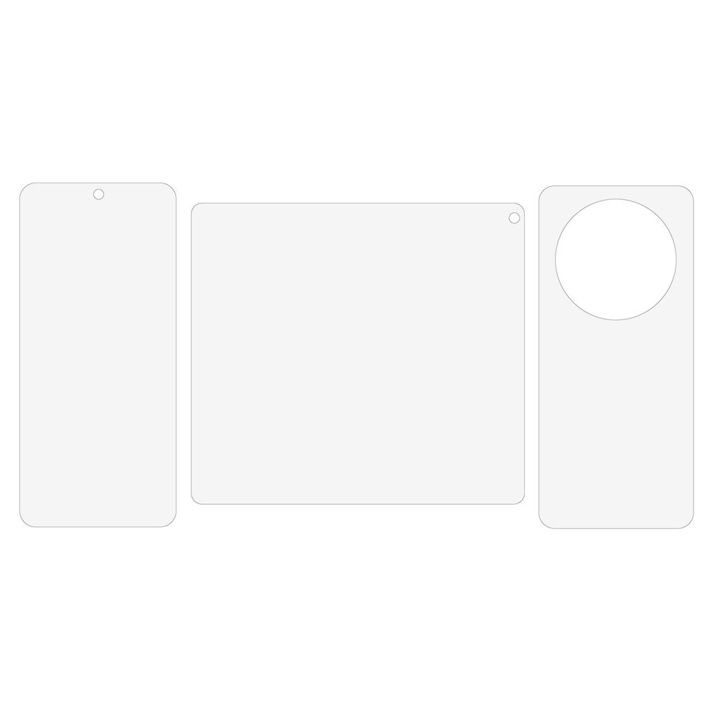 1 Set For Oppo Find N5 5G Hydrogel Film Inside + Front + Back Cover TPU Screen Protector