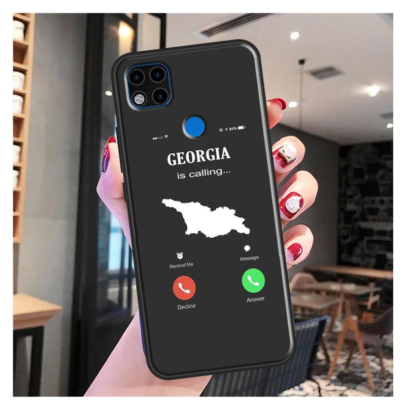 Georgia Flagge Für Xiaomi Redmi Hinweis 11 Pro Telefon Fall Für Redmi 9T 9A 9C 9S 10S Hinweis 9 10 Pro Zurück Abdeckung