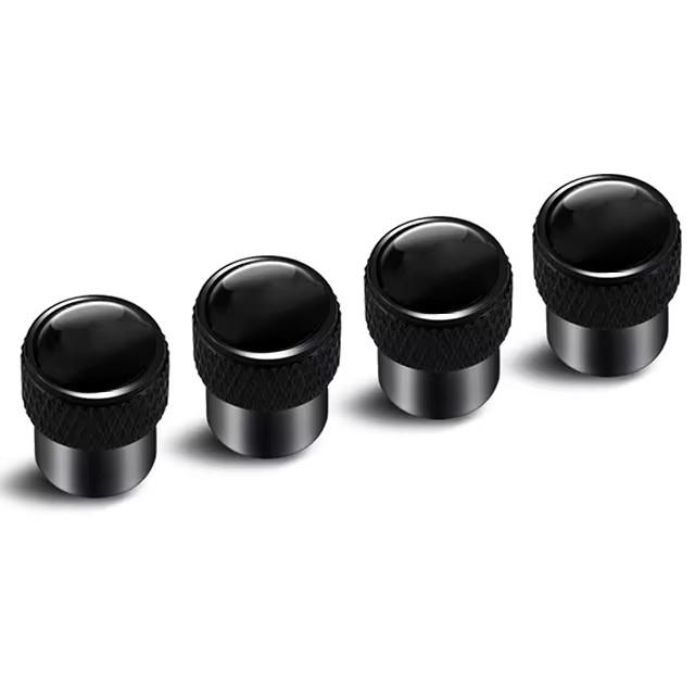 AUP1 4PCS/Set New Metal No Logo Car Wheel Tire Valve Caps Covers Dust-proof Auto Parts For Car Truck Bicycles Motorcycles Accessories