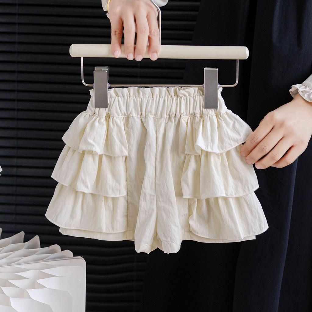 Girls' Summer Shorts Children's Lace Skirt Pants Casual Cake Pants Korean Pants Skirt