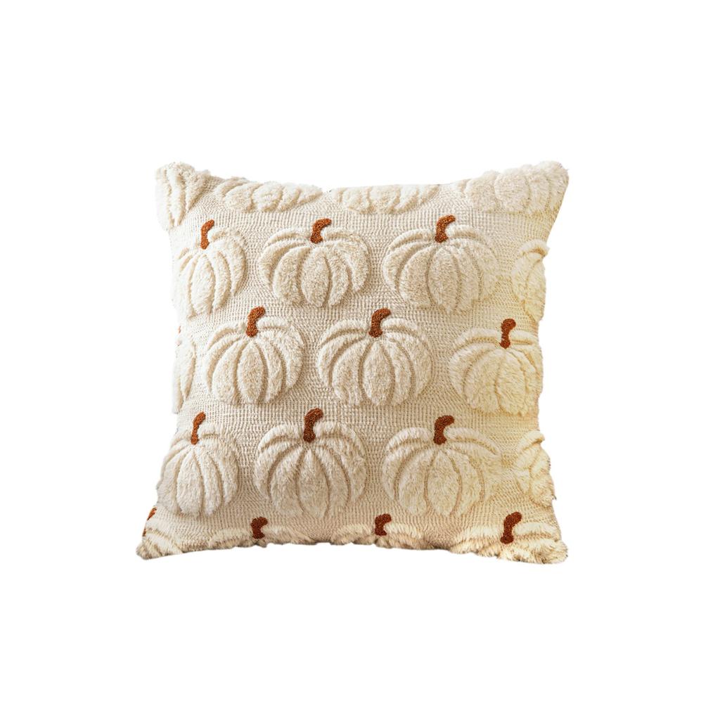 Pumpkin Fall Pillow Covers Halloween Throw Pillow Cover Couch Cushion Case Plush Pillow Cushion Cover for Halloween Decoration