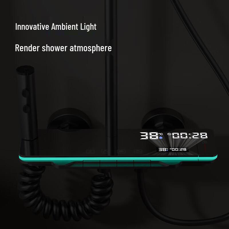 TLXT Smart Thermostatic Pressurized Shower Faucet Set