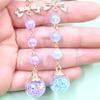 10Pcs Charms Star Sequins Transparent Glass Ball 16mm Pendants Crafts Making Findings Handmade Jewelry DIY for Earrings Necklace