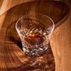 LUGUFON Whiskey Crystal Cut Handcrafted by Comes In a Paulownia Wood Perfect for Cold Plum and A Popular Gift for or 60th 270ml Glasses, Glasses,