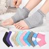 1 Par de Calcetines de Talón de Gel Hidratante de Silicona Reutilizables Anti Grietas Piel Agrietada del Pie Cuidado Suavizante Exfoliantes Herramientas Protectoras para el Pie
