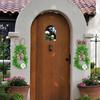 Easter Dead Branch Wreath Outdoor Garden Simulated Flower Door Hanging Creative Rabbit White Flower Wreath