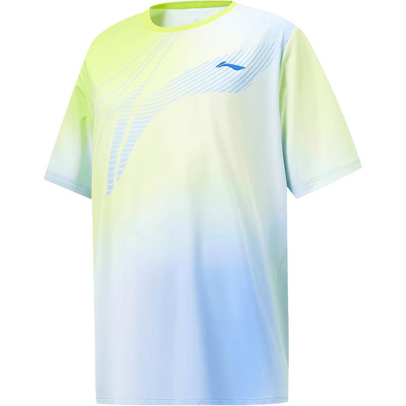 LI-NING Boys  Sun-Protective Ice-Feel Gradient Print Short Sleeve T-Shirt 140
