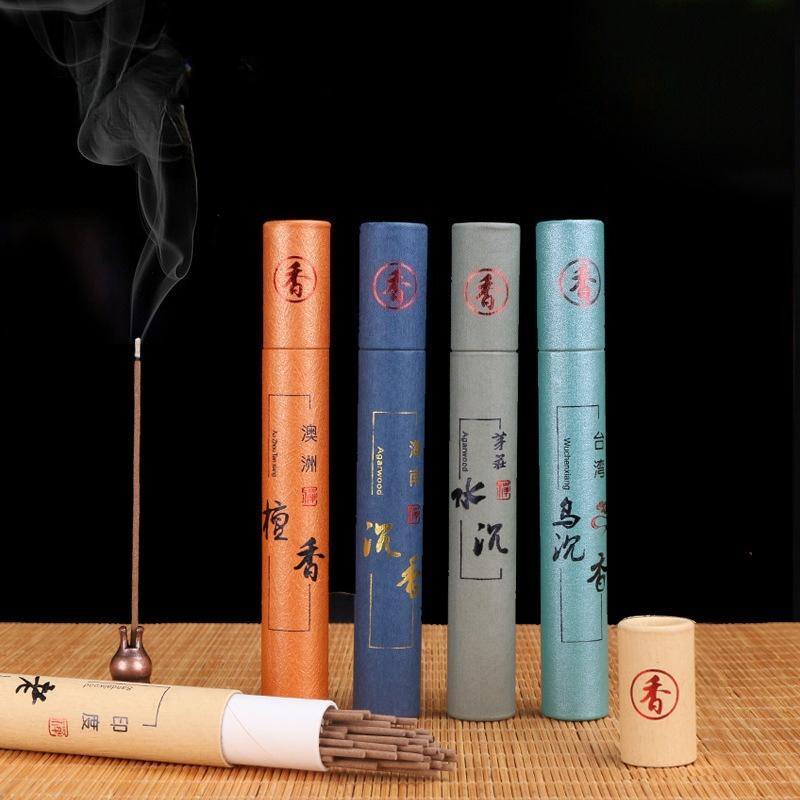 10.5cm Short Sandalwood Agarwood Incense Sticks - Long-lasting Natural Handmade Fragrance for Meditation, Yoga, Home, Zen Temple