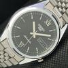 REFURBISHED VINTAGE SEIKO 5 AUTOMATIC JAPAN MENS D/D BLACK WATCH 605-a314205-2 SKU605-a314205
