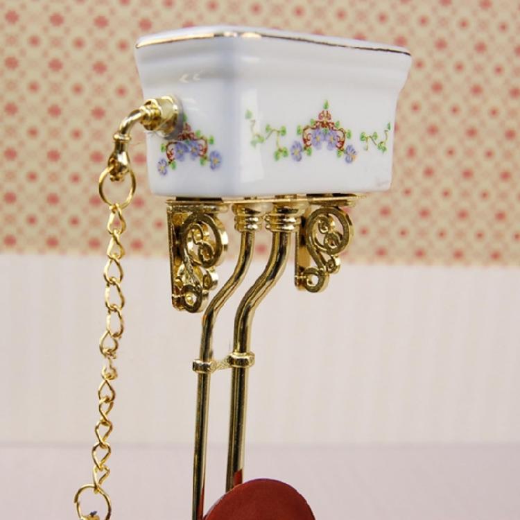 Ceramic Mini Toilet For 1/12 Scale Dollhouses Bathroom Realistic Miniature Furniture Perfect For Model Displays