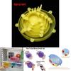 Source European Standard Silicone Six-piece Set Fresh-keeping Cover Stretch Bowl Cover Refrigerator Microwave Seal Fresh-keeping Film